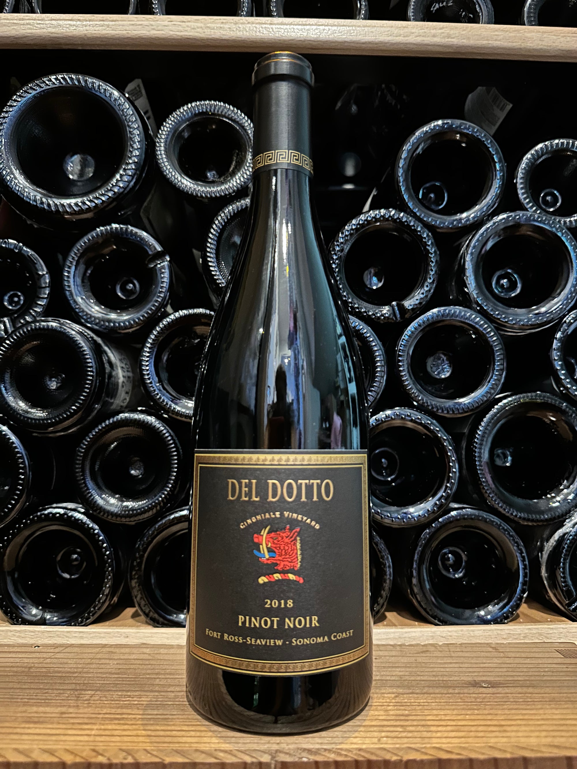 Del Dotto Pinot Noir Cinghiale Vineyard Sonoma Coast 2018