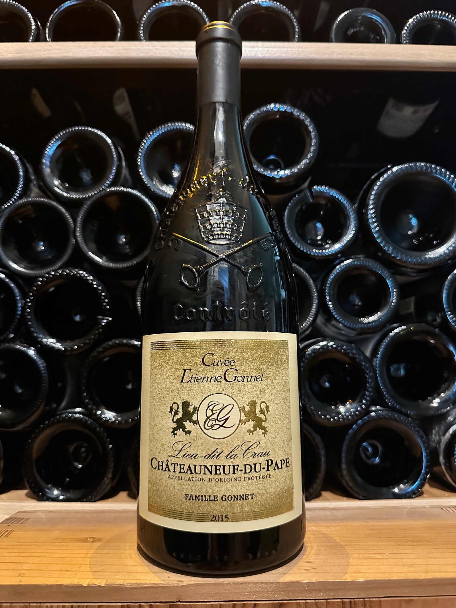 Famille Gonnet, Chateauneuf-du-Pape Domaine Font du Vent Cuvee Etienne Gonnet 2015 1.5 Liter Magnum