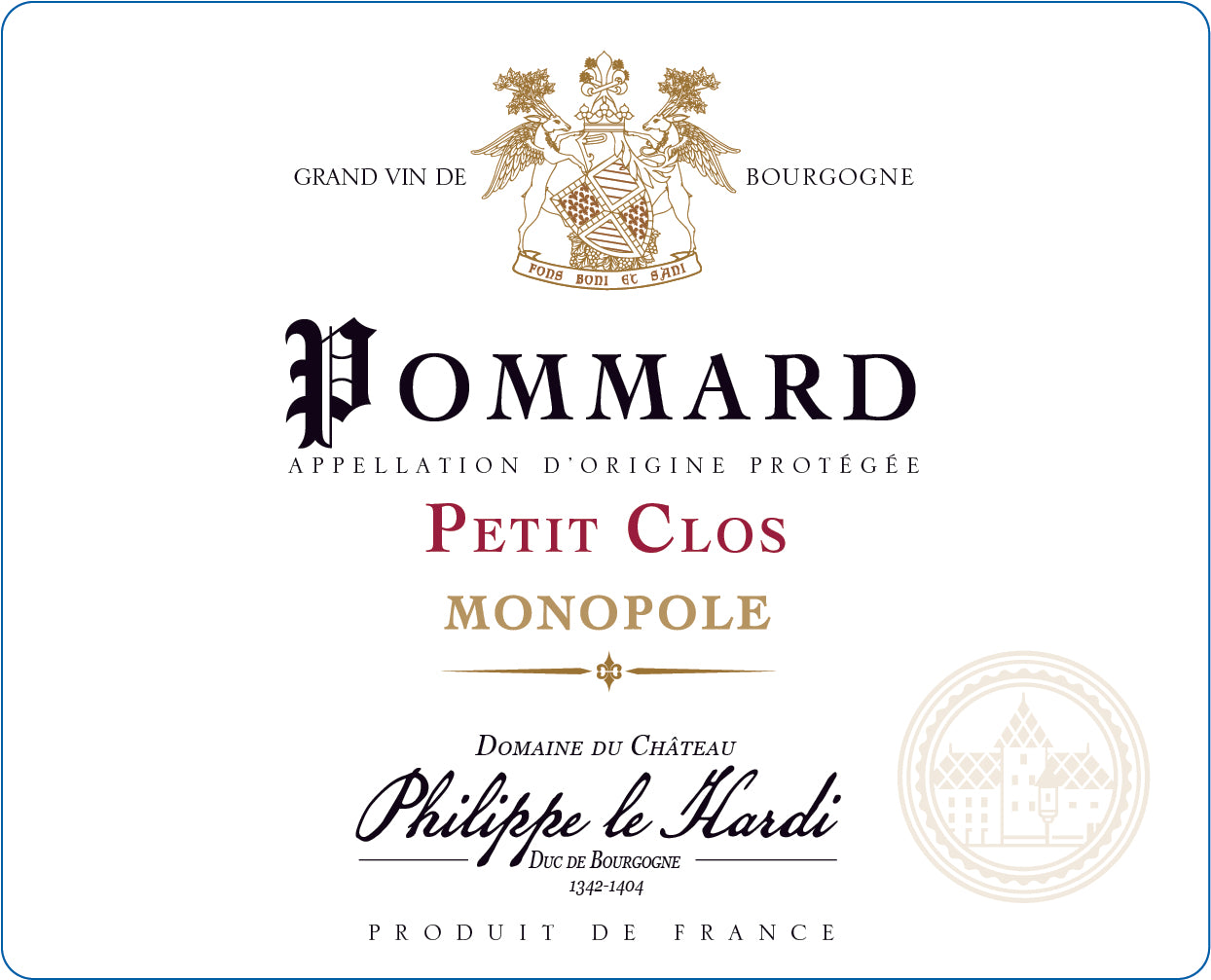 Philippe le Hardi Pommard 'Petit Clos' 2022