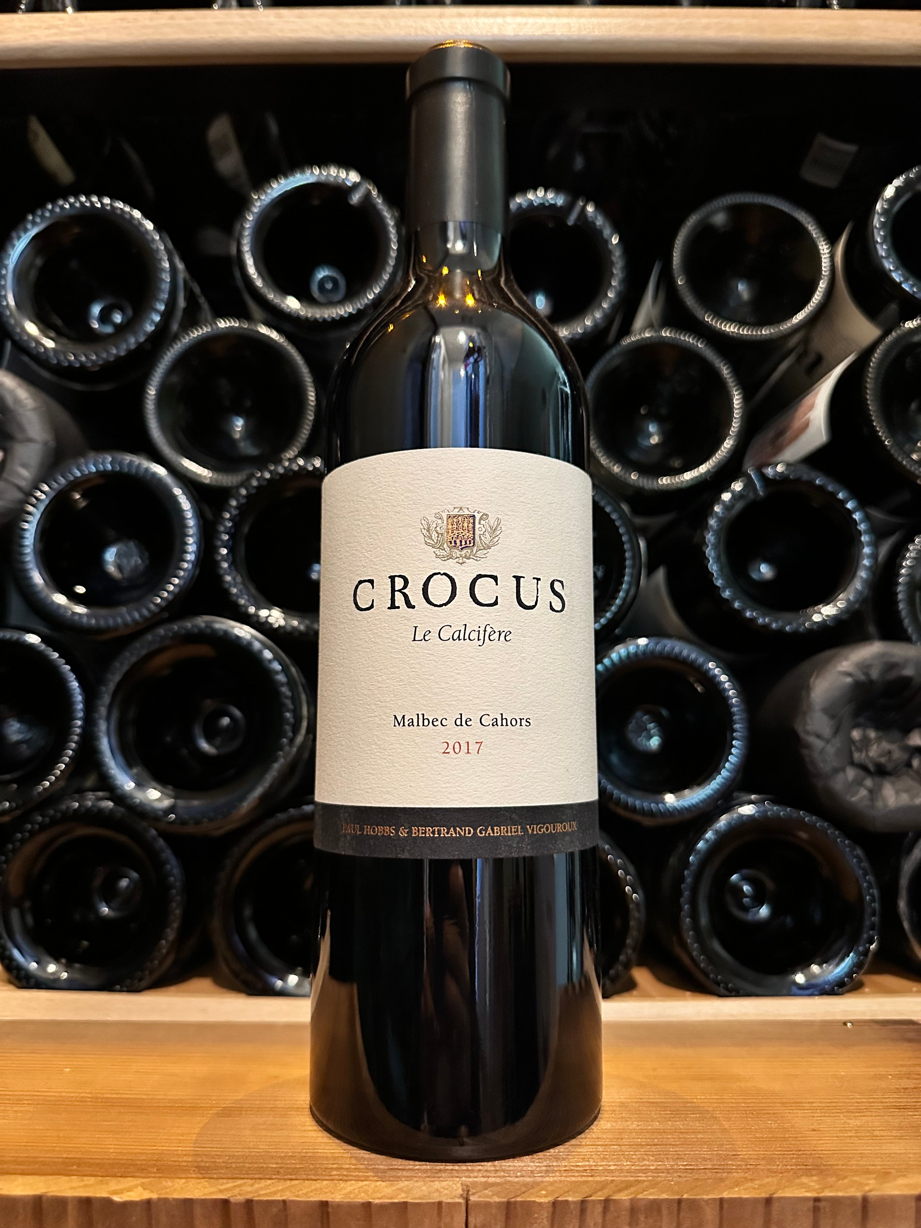 LES COQUERIES 750ml フランス 36ヶ月熟成 Crocus Le Calcifere Malbec 2017 - Spiro Wines