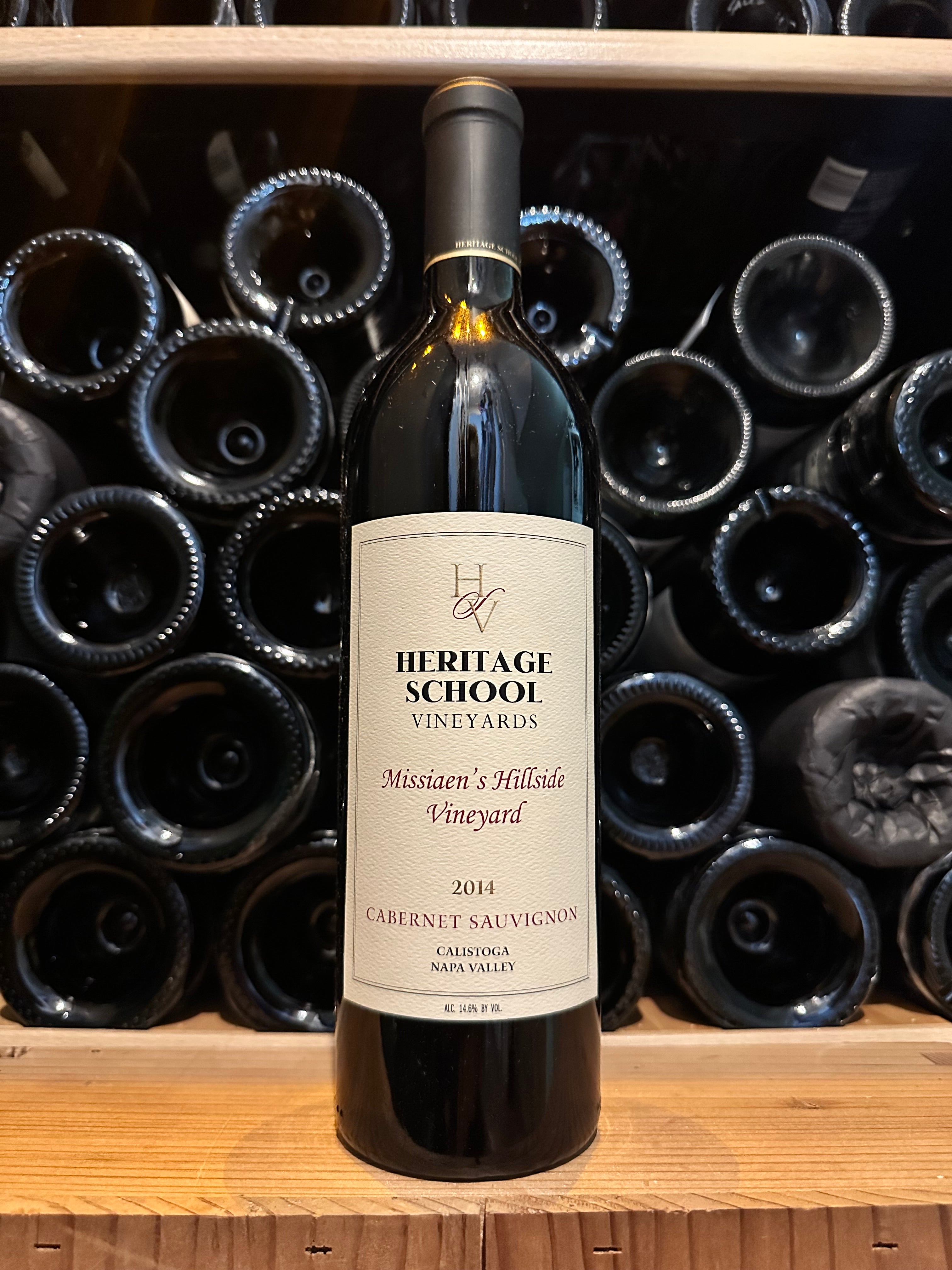 Heritage School Vineyards Missiaen's Hillside Vineyard Sauvig
